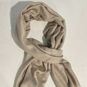 NWOT Scarf - Plain Beige/Tan -  28x72
